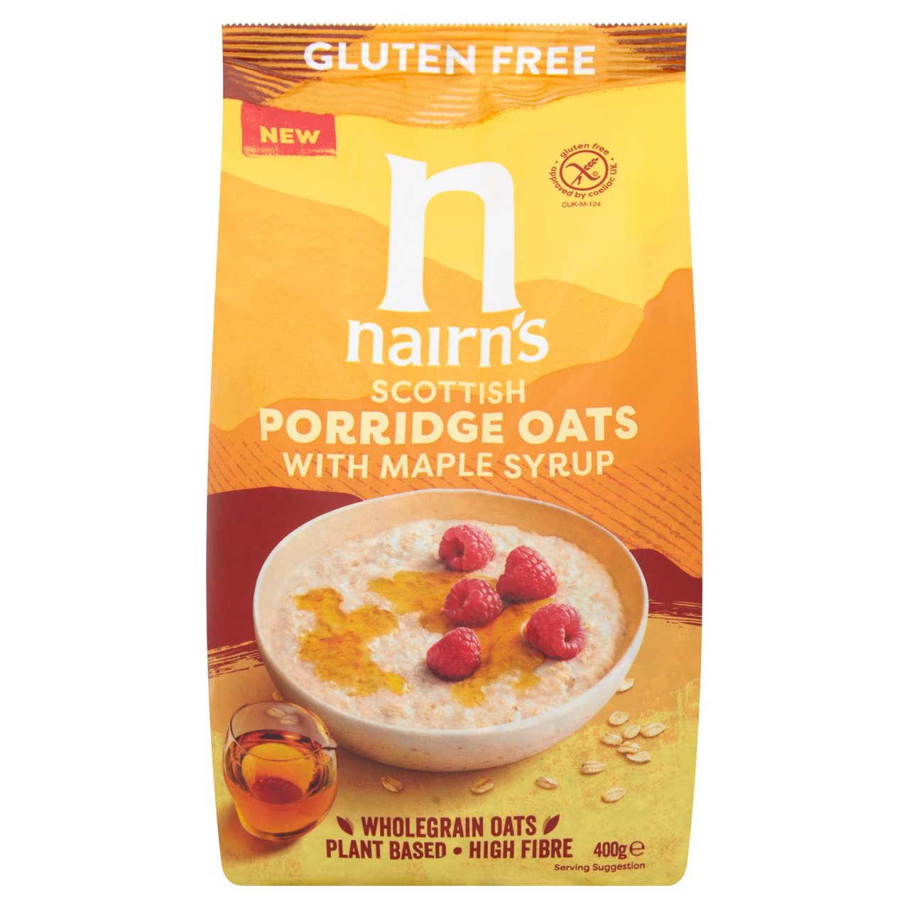 Nairn's Gluten Free Scottish Porridge Oats with Maple Syrup