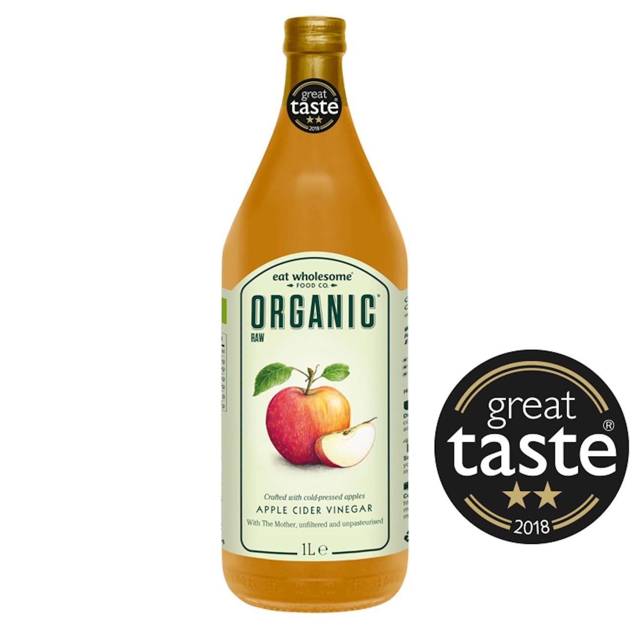 Eat Wholesome Organic Raw Apple Cider Vinegar with Mother