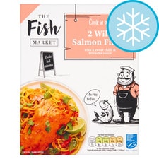 The Fish Market 2 Wild Salmon Fillets Sweet Chilli Sauce 280G