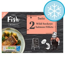  THE FISH MARKET 2 BONELESS SOCKEYE SALMON FILLETS 280g