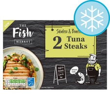 THE FISH MARKET 2 SKINLESS & BONELESS TUNA STEAKS 280g