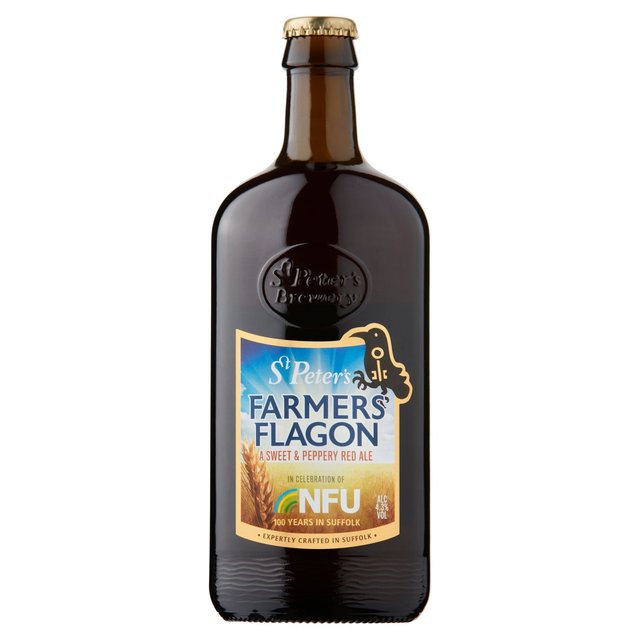 St. Peter's Farmers Flagon Ale Beer Bottle  500ml