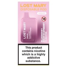 Lost Mary Disposable Blueberry Sour Raspberry 20mg/ml 2ml