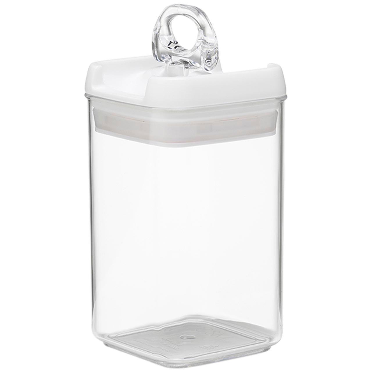 M&S 400ml Rectangular Flip-Tight Food Storage, One Size, White Mix