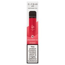 Elf Bar 600 Disposable Pod Strawberry Ice 20mg/ml