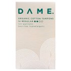 DAME Regular Organic Cotton Tampons x14