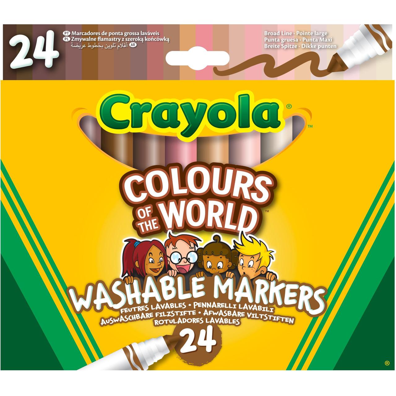 Crayola Super Tips Washable Markers - HelloSupermarket