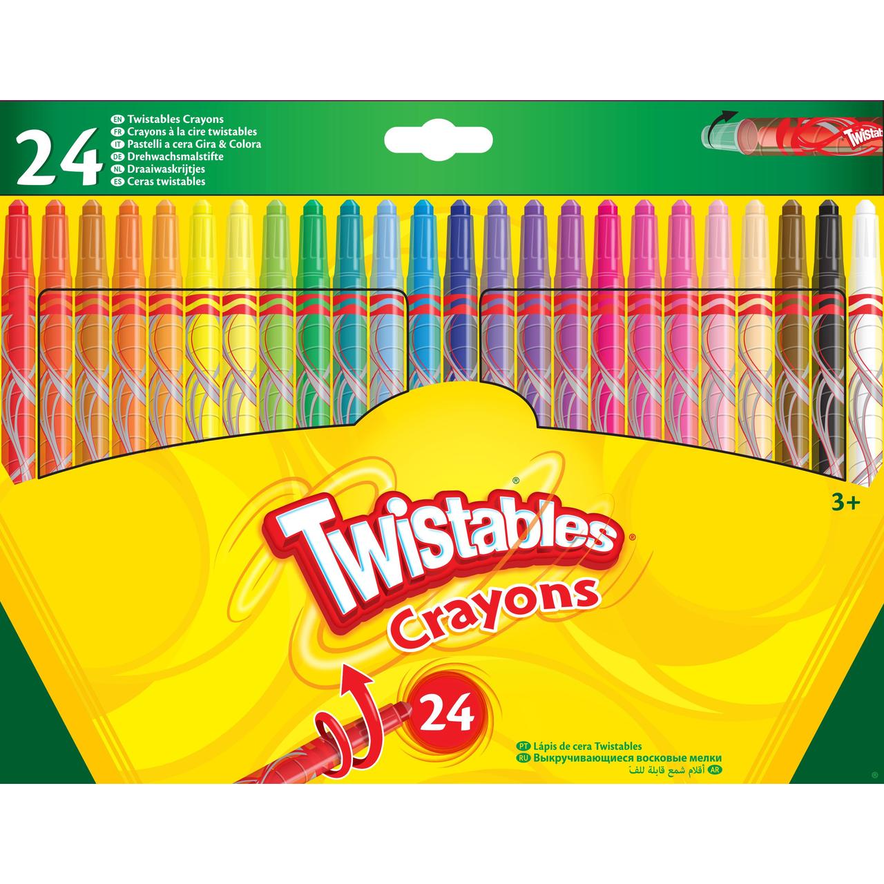 Crayola 24 Twistable Crayons, 3yrs+