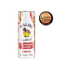 Malibu Sparkling Strawberry Daiquiri Cocktail 250Ml