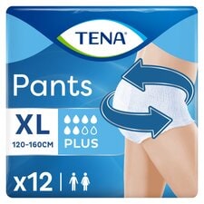 TENA Incontinence Pants Plus Size XL 12 pack 