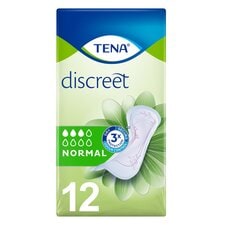 TENA Discreet Normal Incontinence Pads 12 pack