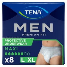 TENA Men Premium Fit Incontinence Pants Level 4 Large 8 pack 