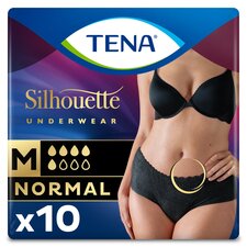 TENA Normal Black Incontinence Pants Size Medium 10 pack