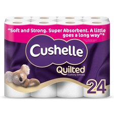 Cushelle Quilted Toilet Tissue 24 rolls