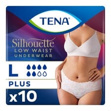 TENA Silhouette Incontinence Pants White Large 10 Pack