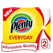 Plenty Everyday Kitchen Towel 200 Sheets 2 Rolls