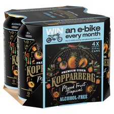 Kopparberg Mixed Fruit Tropical Alcohol Free 4X330ml