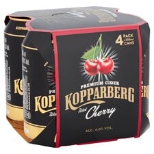 Kopparberg Premium Cider With Cherry 4X330ml