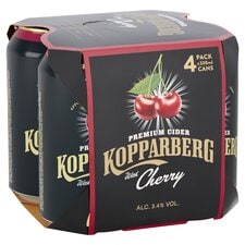 Kopparberg Premium Cider With Cherry 4X330ml