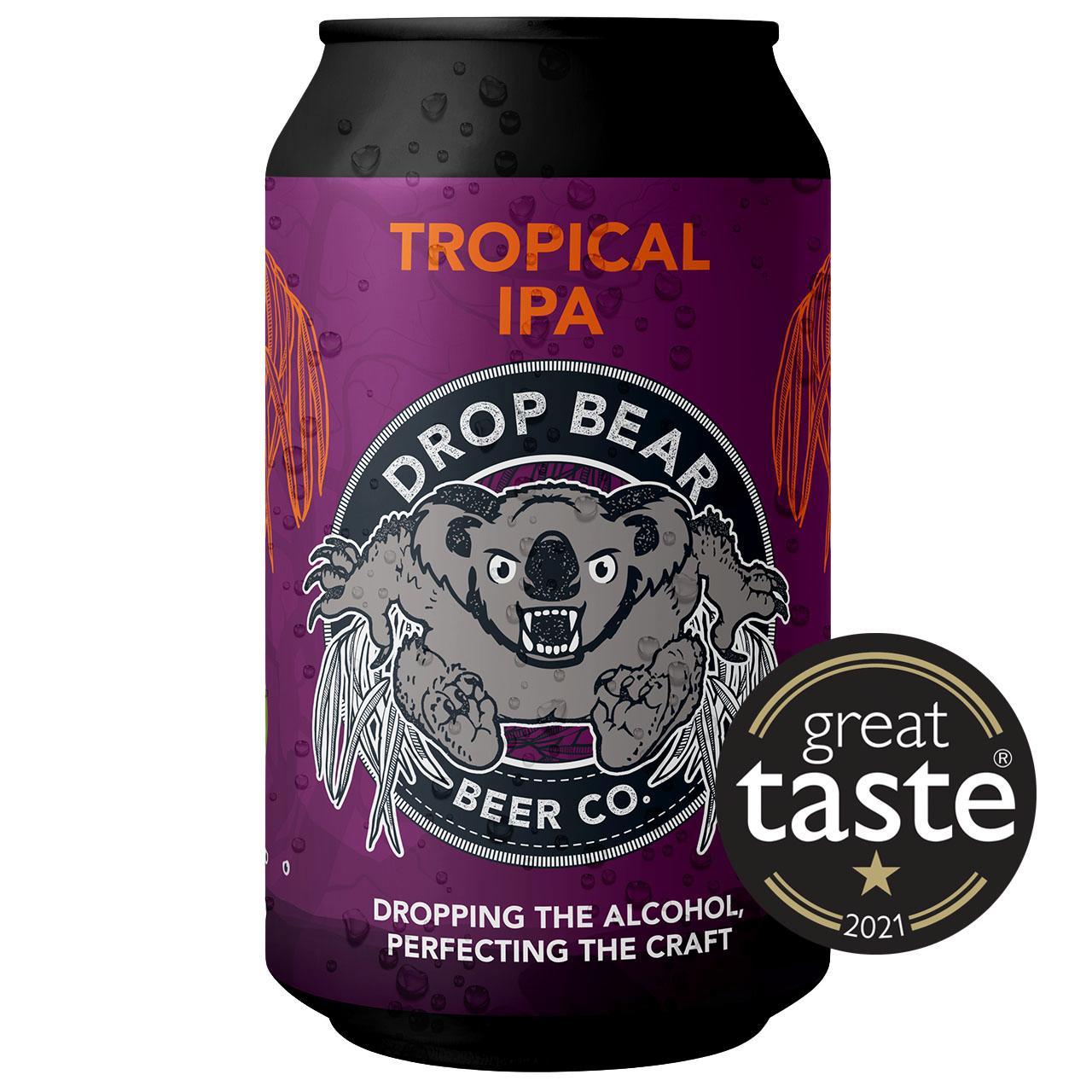 Drop Bear Beer Co. Tropical IPA 0.5% ABV