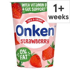 Onken 0% Fat Strawberry Yogurt 450G