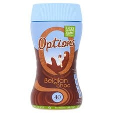 Options Instant Belgian Chocolate Drink 220G