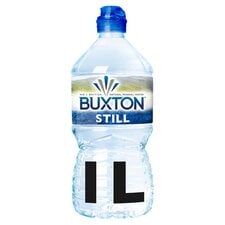 Buxton Still Natural Mineral Water Sports Cap 1L