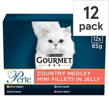 Gourmet Perle Cat Food Country Medley In Jelly 12X85g