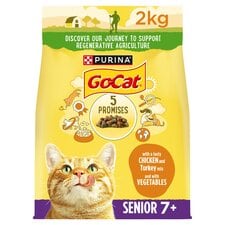 Go-Cat Senior Chicken & Turkey & Vegetables 2Kg