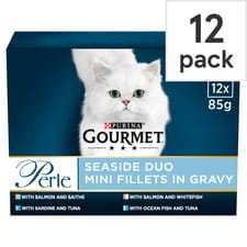 Gourmet Perle Seaside Duo in Gravy Wet Cat Food 12 x 85g