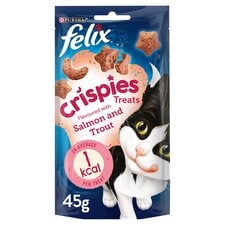 Felix Crispies Cat Treats Salmon & Trout 45G