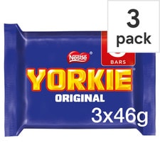 Yorkie Milk Chocolate Bar Multipack 46g 3 Pack