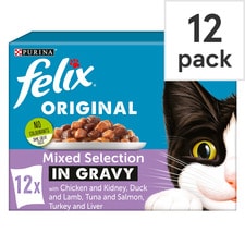 Felix Cat Food Mixed Selection In Gravy 12X100g