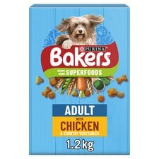 Bakers Dog Food Chicken And Vegetables 1.2Kg