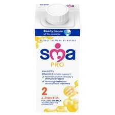 SMA PRO Follow On Baby Milk Liquid Ready to Feed 200ml