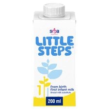 SMA Little Steps First Baby Milk Liquid Ready to Feed 200ml