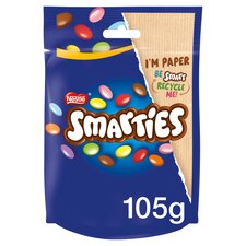 Smarties Milk Chocolate Sharing Bag 105g 