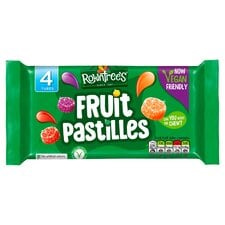 Rowntree's Fruit Pastilles Sweets Multipack 42.8g 4 Pack