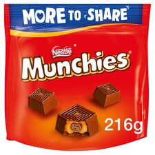 Munchies Milk Chocolate & Caramel Sharing Bag 216g