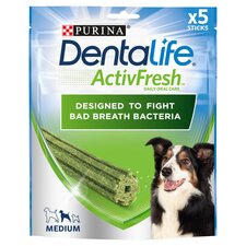 Dentalife Activfresh 5 Medium Dog Sticks 115G