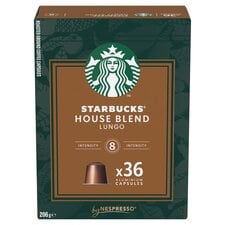 Starbucks by Nespresso House Blend Lungo Coffee Pods x36 206g