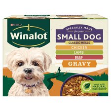 Winalot Small Dog Classic Meals Dog Food Pouches In Gravy 12X100g