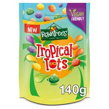 Rowntree's Tropical Tots Sweets Sharing Bag 140g