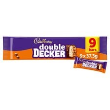 Cadbury Double Decker Chocolate Bar 9 Pack Multipack 335.7g