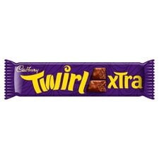 Cadbury Twirl Xtra Chocolate Duo Bars 54G