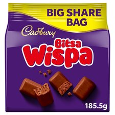 Cadbury Dairy Milk Bitsa Wispa Chocolate Bag 185.5G