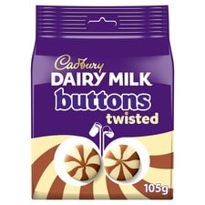 Cadbury Dairy Milk Twisted Buttons 105G