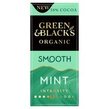 Green & Black's Organic Smooth Mint Chocolate Bar 90g