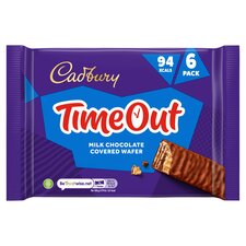 Cadbury Timeout Wafer Biscuit 6 x 18g