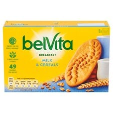 BelVita Breakfast Biscuits Milk & Cereals 5 Pack 225G